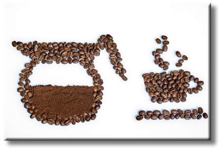 Coffee Beans, Picture on Stretched Canvas, Wall Art Décor, Rredy to Hang
