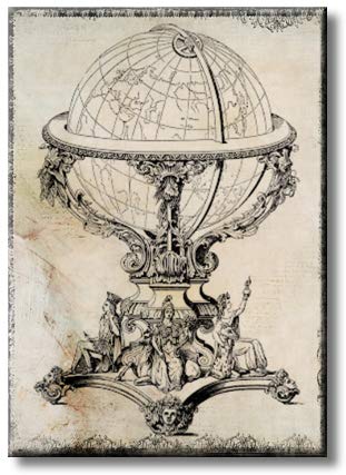 Globe Picture on Stretched Canvas, Wall Art Décor, Ready to Hang