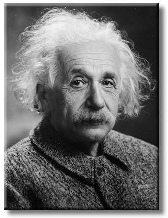 Albert Einstein Portrait Picture on Stretched Canvas, Wall Art Décor, Ready to Hang
