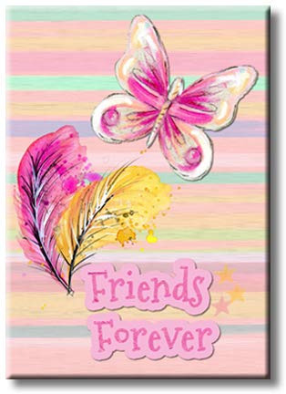 Friends Forever Picture on Stretched Canvas, Wall Art Décor, Ready to Hang