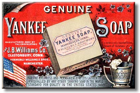 Genuine Yankee Soap Picture on Stretched Canvas, Wall Art Décor, Ready to Hang
