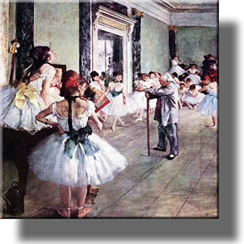 Ballet Class, Ballerina Vintage Picture on Stretched Canvas, Wall Art Décor, Ready to Hang!