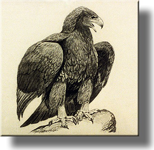 American Golden Eagle Picture on Stretched Canvas, Wall Art Décor, Ready to Hang!