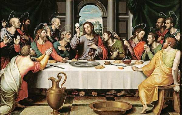 The Last Supper by Vicente Masip Picture on Stretched Canvas, Wall Art Décor, Ready to Hang!