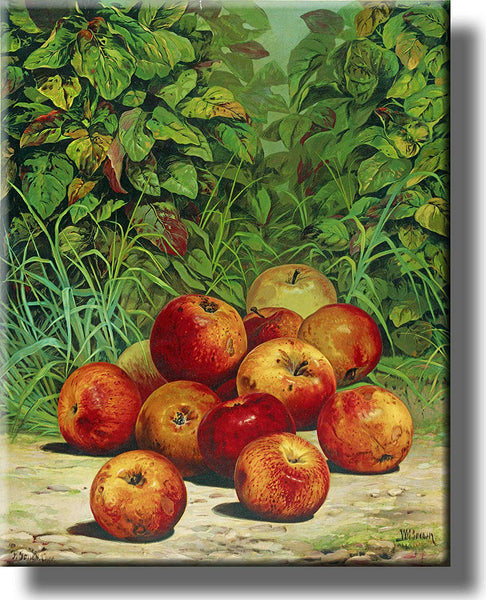 Apples Painting Picture Made on Stretched Canvas Wall Art Decor Ready to Hang!.